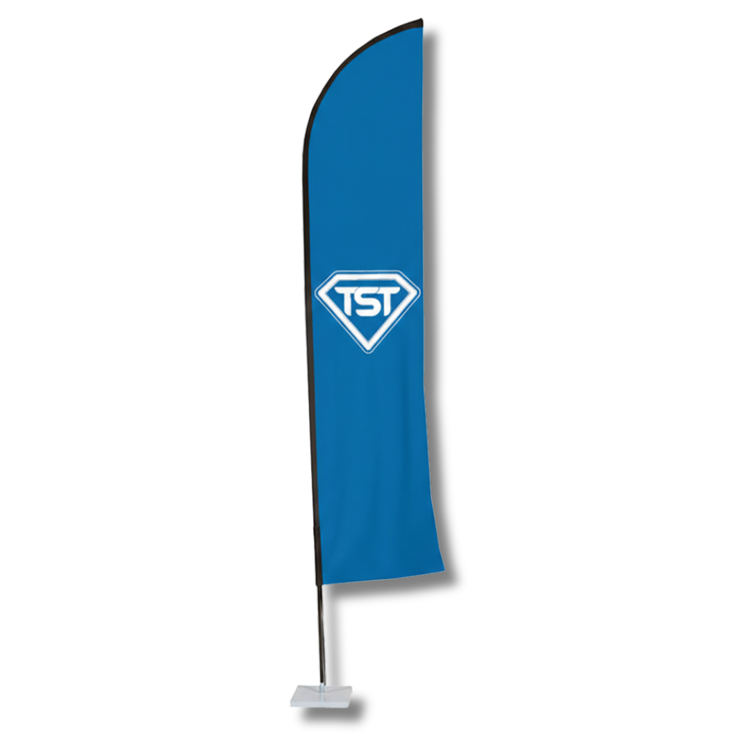 Curved Telescopic Flag